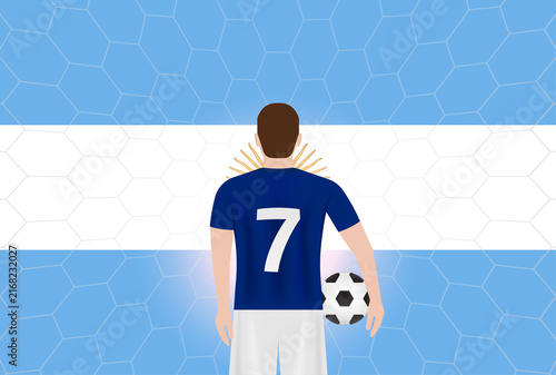 Konstfotografi Argentina Football Match