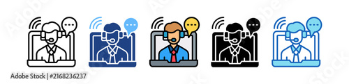Online Assistance multiple icon