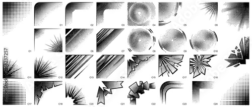 Abstract Geometric Graphic Design Elements Collection