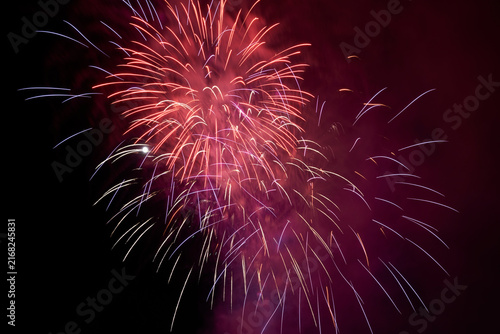 Fireworks at night