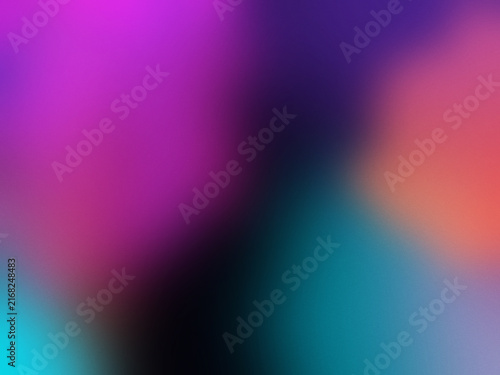 Vibrant abstract gradient blend with soft bokeh and smooth color transitions
