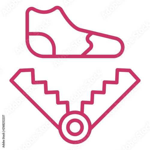 Картината върху платно Trap icon style