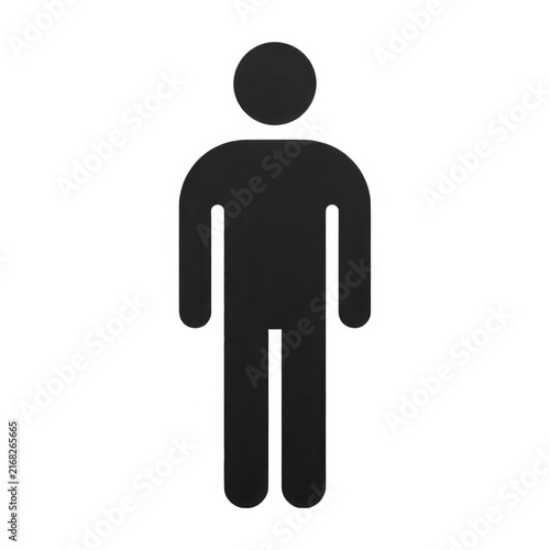 Male Restroom Symbol Isolated Transparent Background