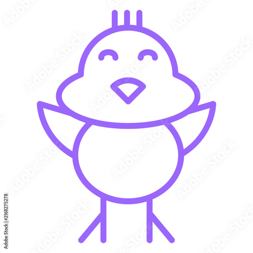 Foto Baby Chick icon style