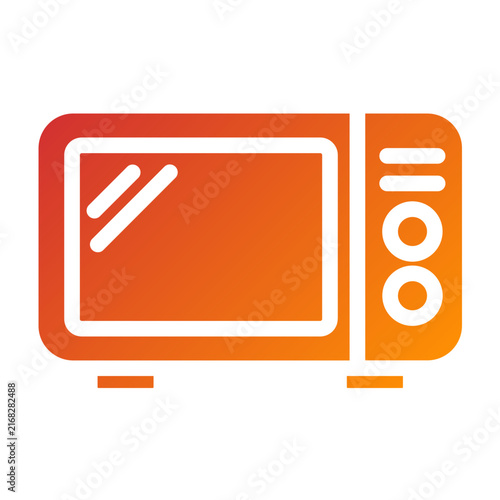Microwave Line Icon Style