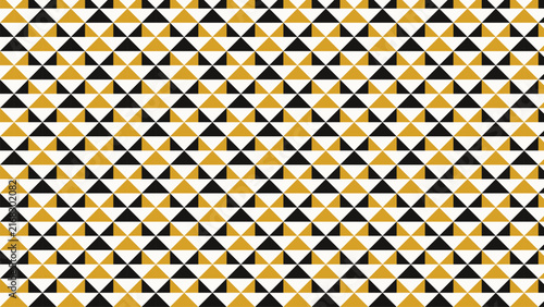 Фотография Geometric triangle pattern with mustard yellow