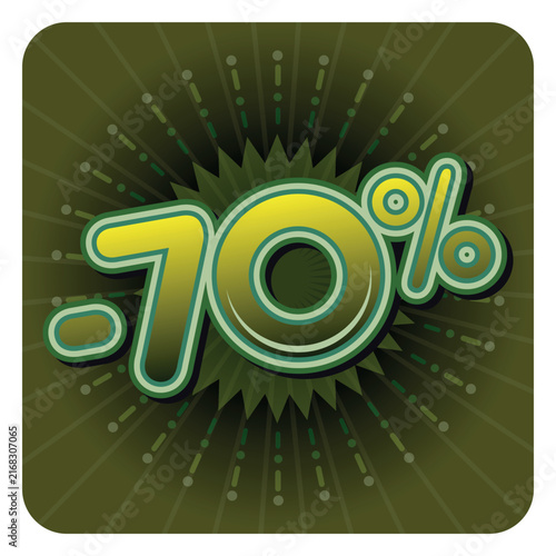 Percentage discount for sales period