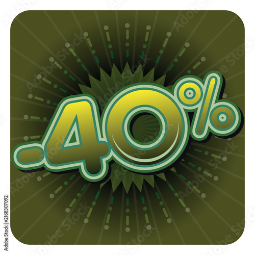 Percentage discount for sales period