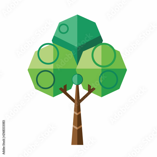 Cute cartoon broccoli character standing upright on a stick.