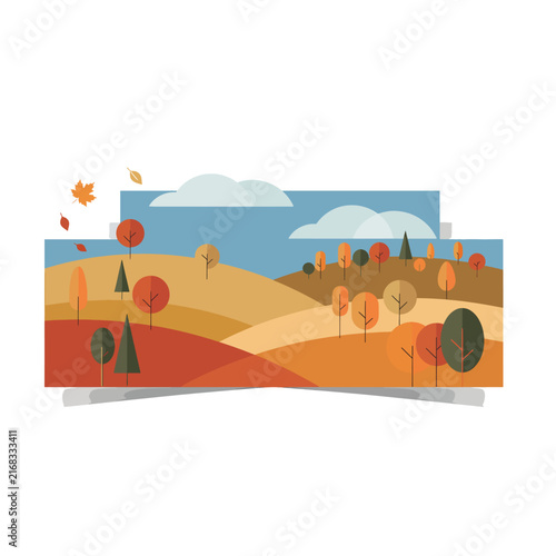 Cute cartoon cows grazing in a sunny meadow with butterflies.