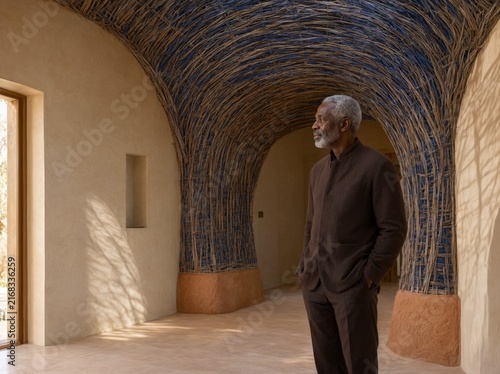 Hotel Founder Beneath a Woven Basket Vault