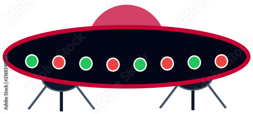 Konstfotografi Sci fi flying saucer extraterrestrial space invasion preparing for landing