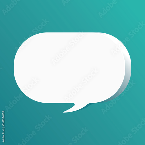 Speech bubble blank frame, text quote box, message