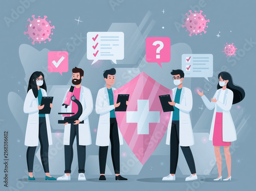 Educational medical illustration showing safe protection concept, clean infographic design, modern healthcare colors, professional awareness campaign, high quality vector style