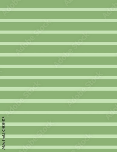 Obraz na plátne Calming two-tone green horizontal stripe pattern with alternating sage and pale mint bands, ideal for natural backgrounds, wallpaper, textiles and wellness designs