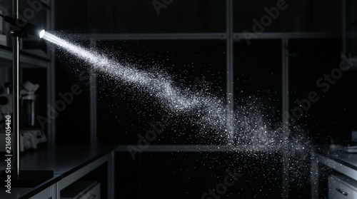 High Speed Particle Motion in Dark Laboratory Setting.