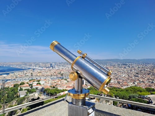 Quadro su tela view from the top of the eiffel tower in paris