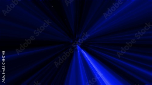 Speed of light and space. 3d animation