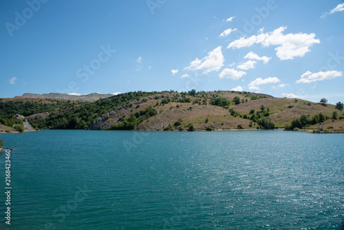 View of Vrba lake, Bosnia and Herzegovina. 