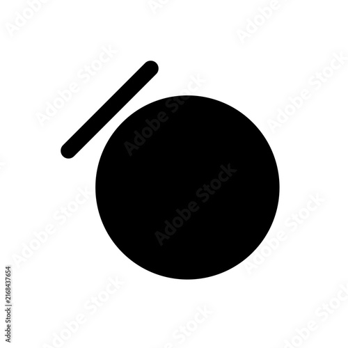 Laundry icon black silhouette that can be used to apply to textiles to give instructions on how to use this clothing