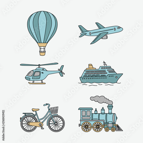 Travel Icon Packs Illustration