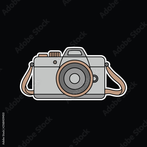 Camera Art Illustration