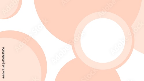 Cuadro en lienzo Abstract colorful geometric background template with modern curved lines and gra