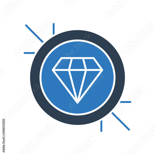 Diamond Crypto Token Icon