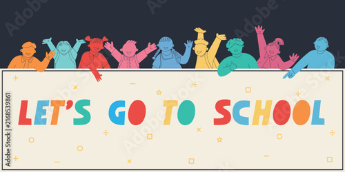 Fotografie Let’s go to school