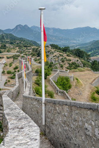 rampart walkway, Citadelle, Sisteron, France