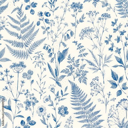 Seamless watercolor ginkgo leaf pattern in soft olive, moss, and sage on a warm cream background; a calming oversized botanical for interior and textile use.