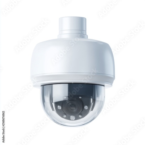 Modern Security Camera for Indoor and Outdoor Surveillance with Dome Design and Advanced Features