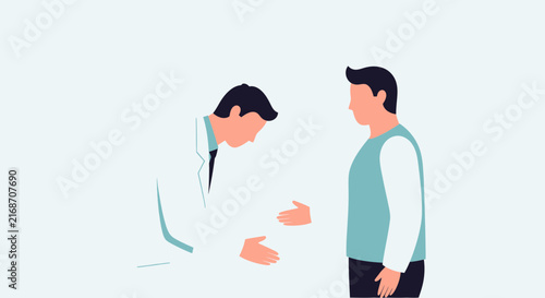Doctor consulting patient, medical examination, healthcare, doctor-patient relationship