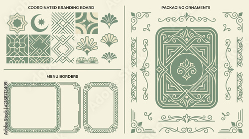 Decorative Design Elements: Branding, Packaging, Borders, Ornaments