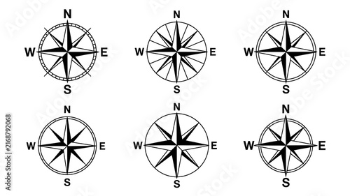 Tapety artystyczne compass and map