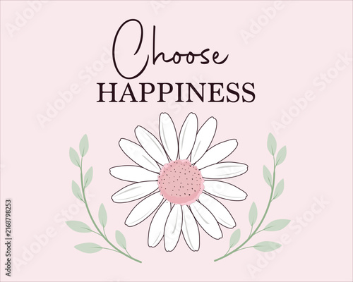 choose happiness positive quote background texture decorative