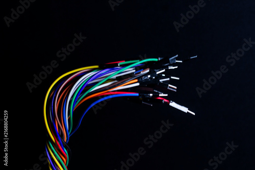 multi colored wires