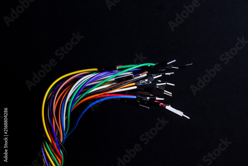 multi colored wires