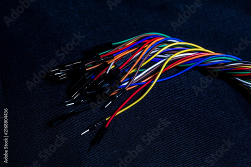 multi colored wires