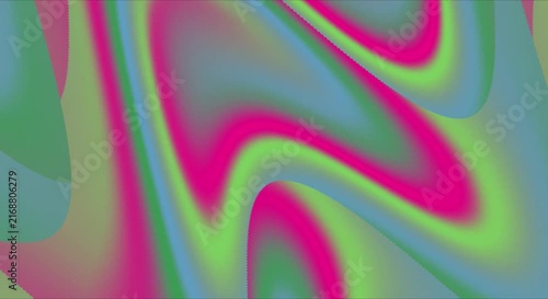 Abstract Smooth Liquid Flow in Blue Purple and Cyan Colors