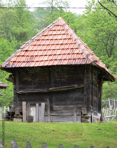 small old wooden house