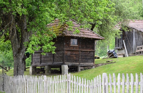 small old wooden house