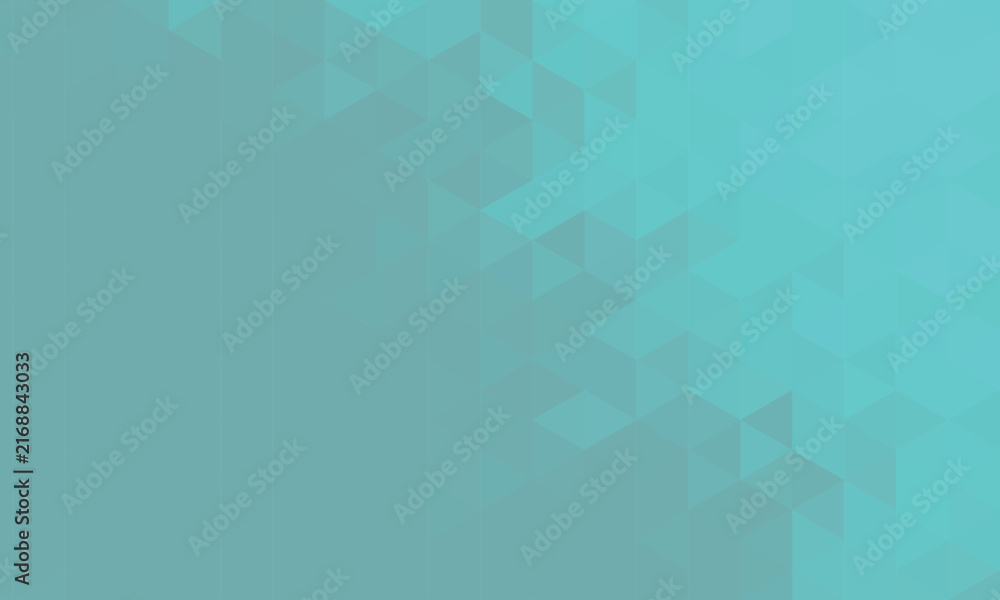 Fototapeta premium Abstract Teal Geometric Pattern with Gradient and Subtle Triangle Shapes - A Clean Digital Background
