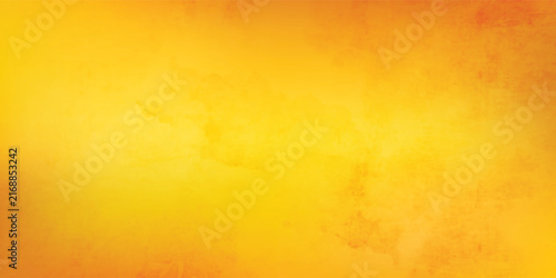 Abstract Bright Yellow and Orange Grunge Watercolor Texture Background eps10