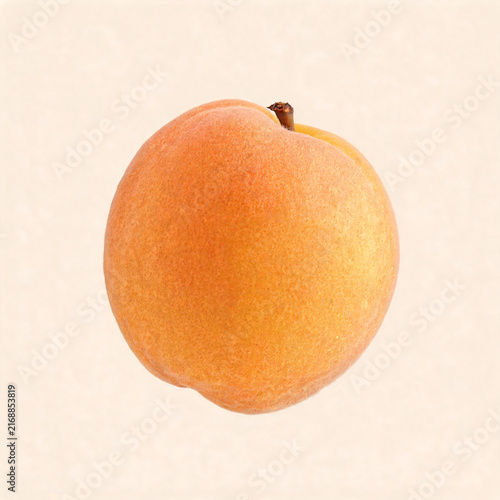 Realistic appetizing fruit photographed on a pastel colored background, isolated fresh food image with clean styling, soft light, and juicy natural texture