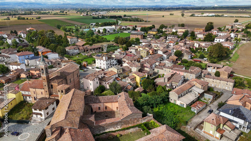 Photography Calendasco village in Piacenza