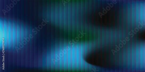 Принти на полотні A futuristic neon texture featuring vibrant blue-green gradients and smooth, bright vertical grooved lines—a blend of soft nuances and brilliant colors for modern visual art projects