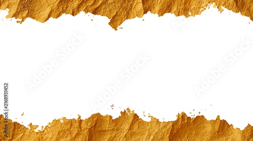 Golden wheat field with fluffy clouds in blue sky background