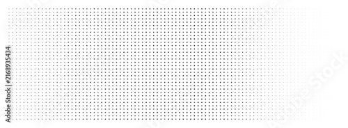 Minimal Black Halftone Dot Pattern on White Background