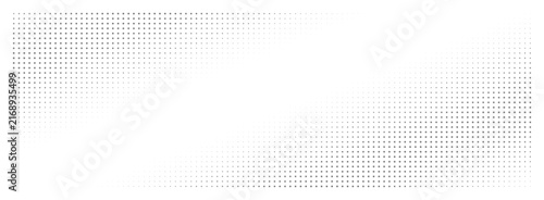 Minimal Fading Halftone Dots Abstract Banner Background